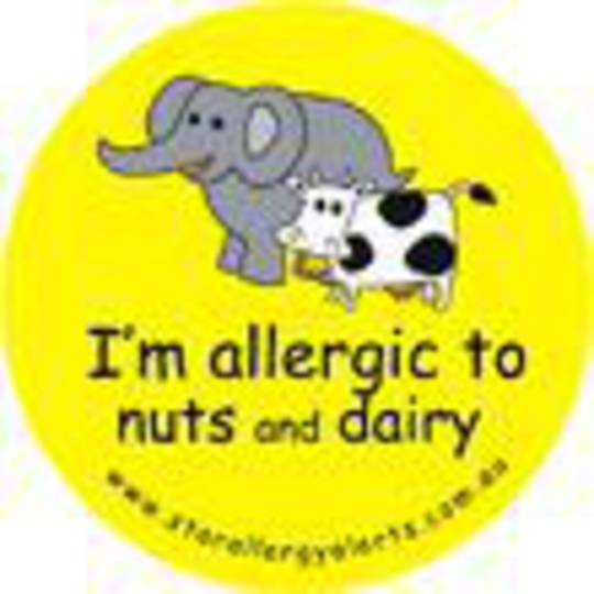 I'm Allergic to Nuts and Dairy Badge Pack